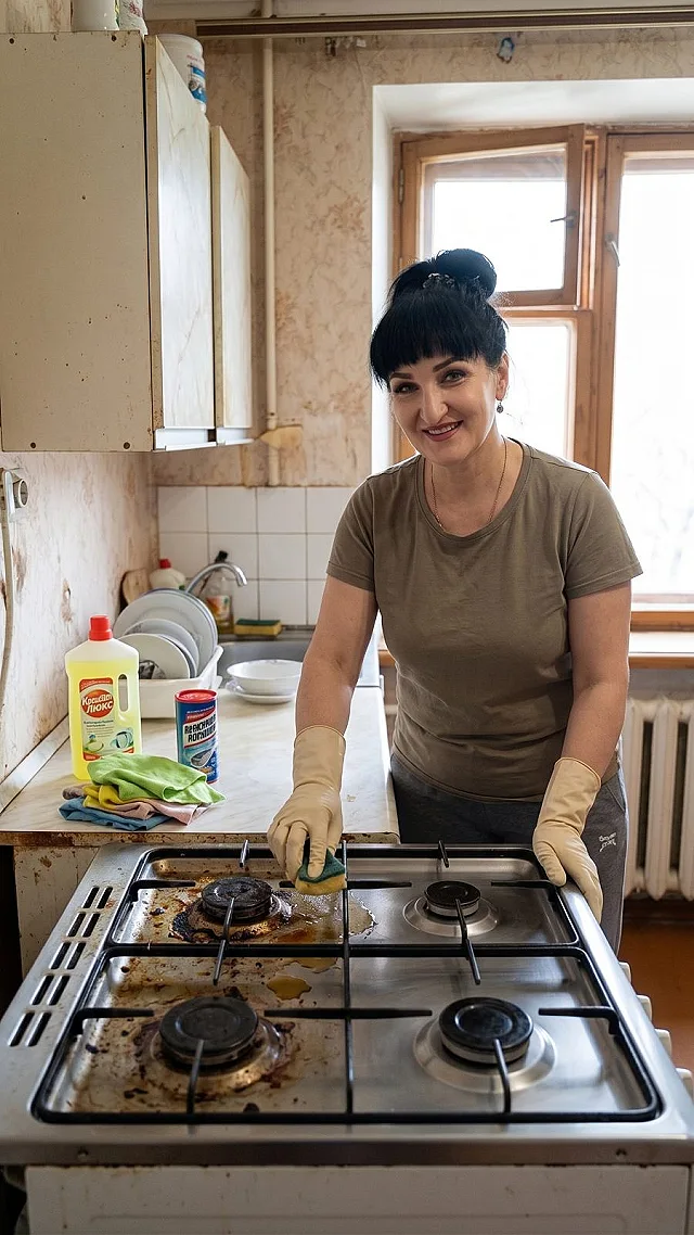 Уборка на кухне