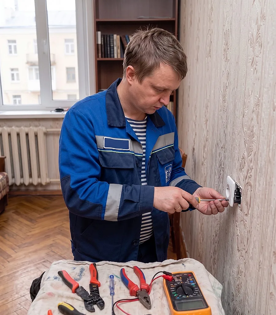 Заменить розетку
